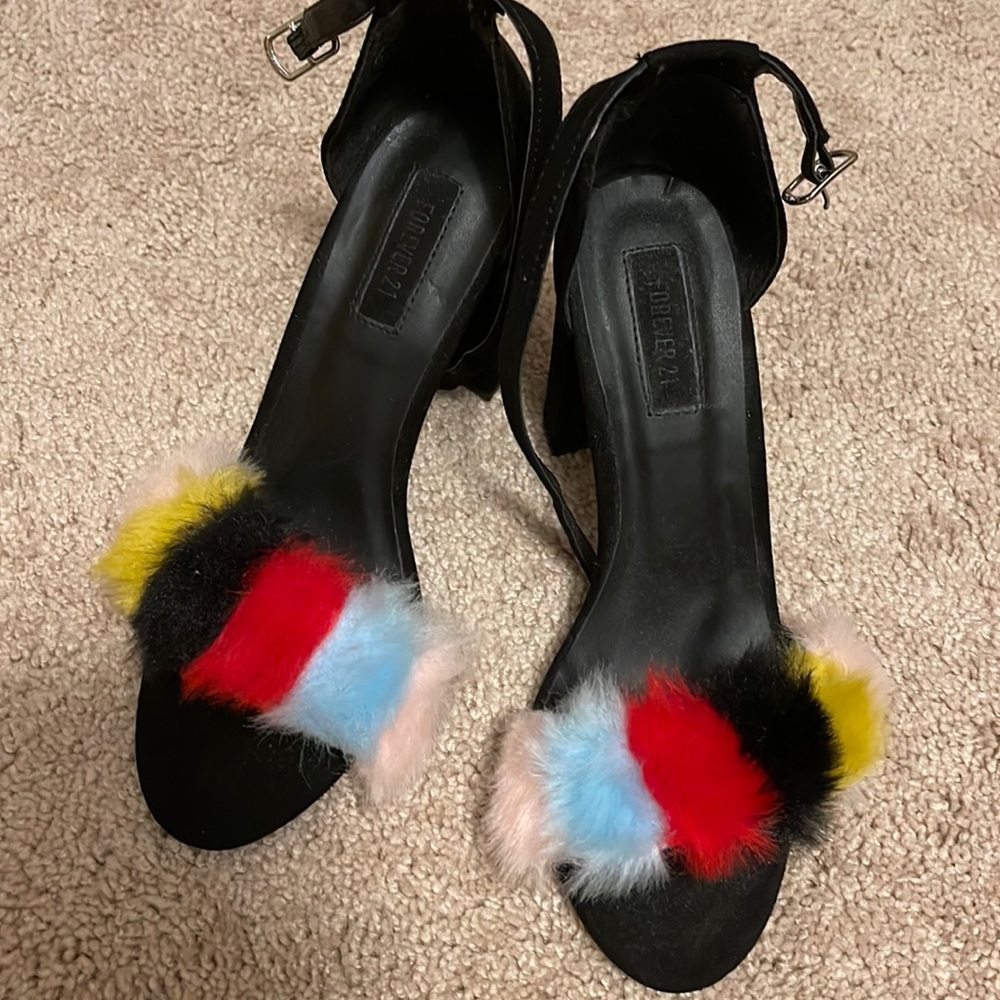 Forever21 heels with ankle strap